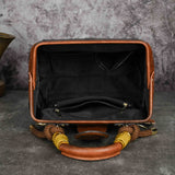 Handcrafted Vintage Embossed Leather Bag Workoutry