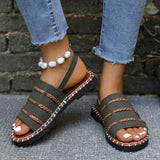 Woven Flat Sandals Bianca Australia