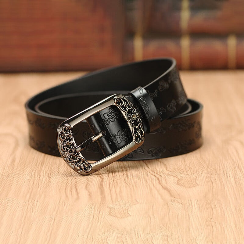 Genuine Cowhide Leather Belt Workoutry