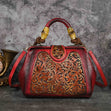Handcrafted Vintage Embossed Leather Bag Workoutry