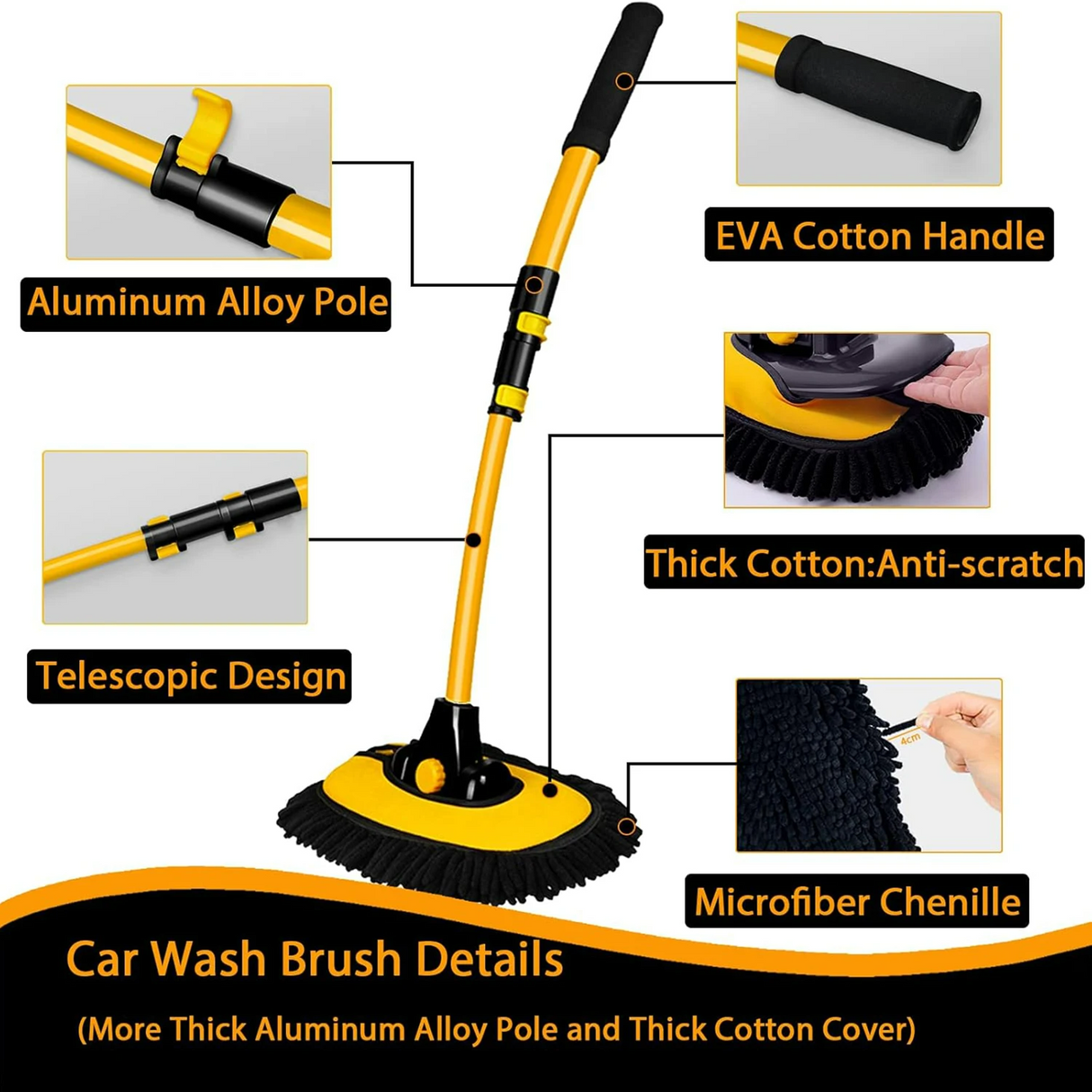 AutoClean™ Telescopic Wash Mop Bianca Australia